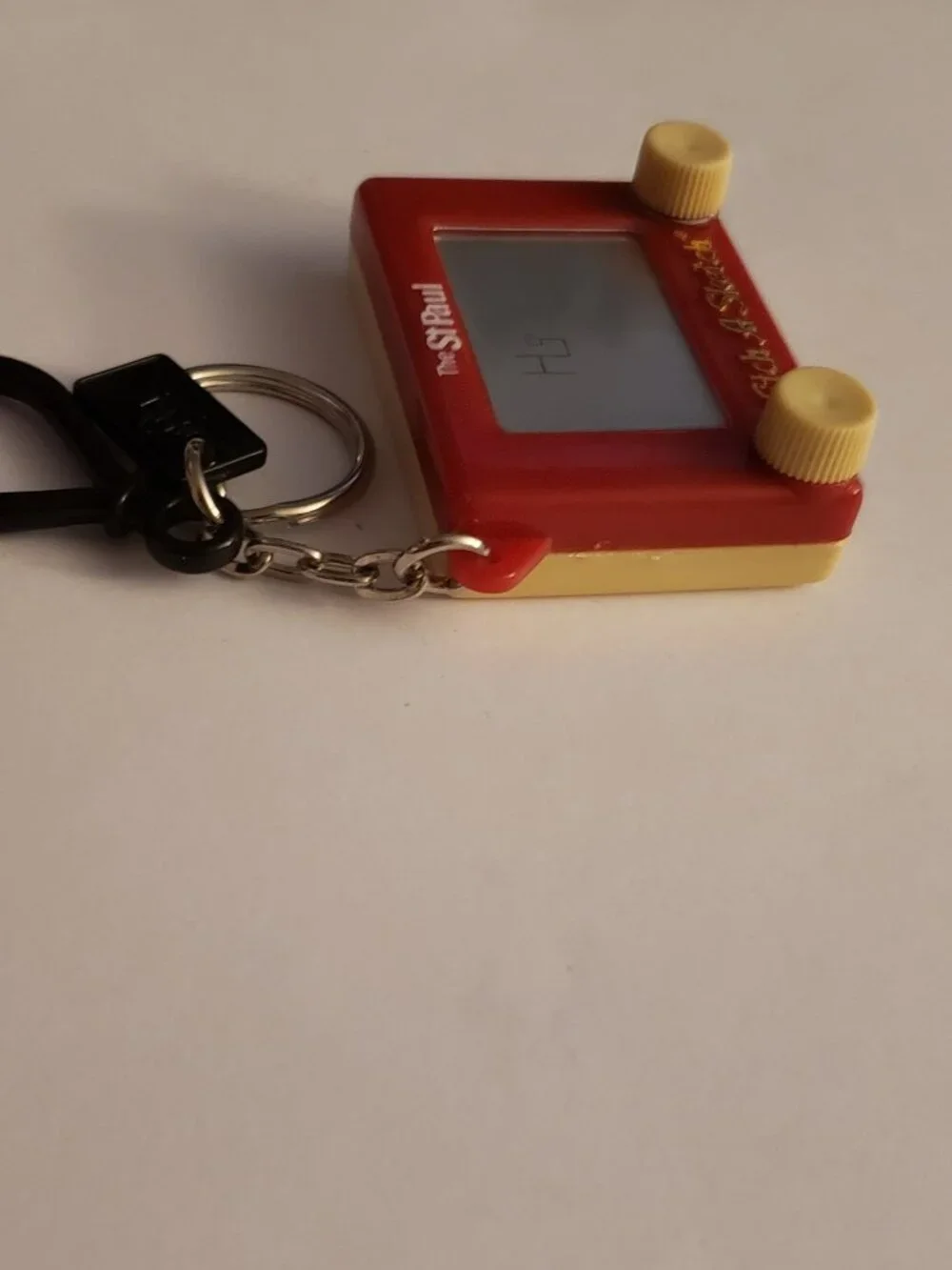 Vintage Etch-a-Sketch Mini Toy Keychain 90s Promotional Basic Fun 1994